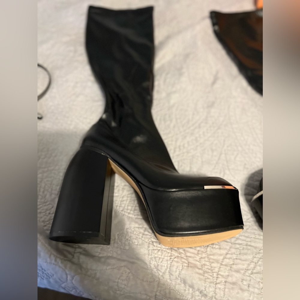Lemonade Strength Knee High Boots sz 8 - Picture 2 of 6